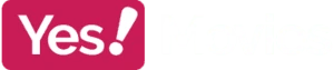 YesMovies Watch Movies and TV Shows logo featuring distinctive white lettering and a pink-red background